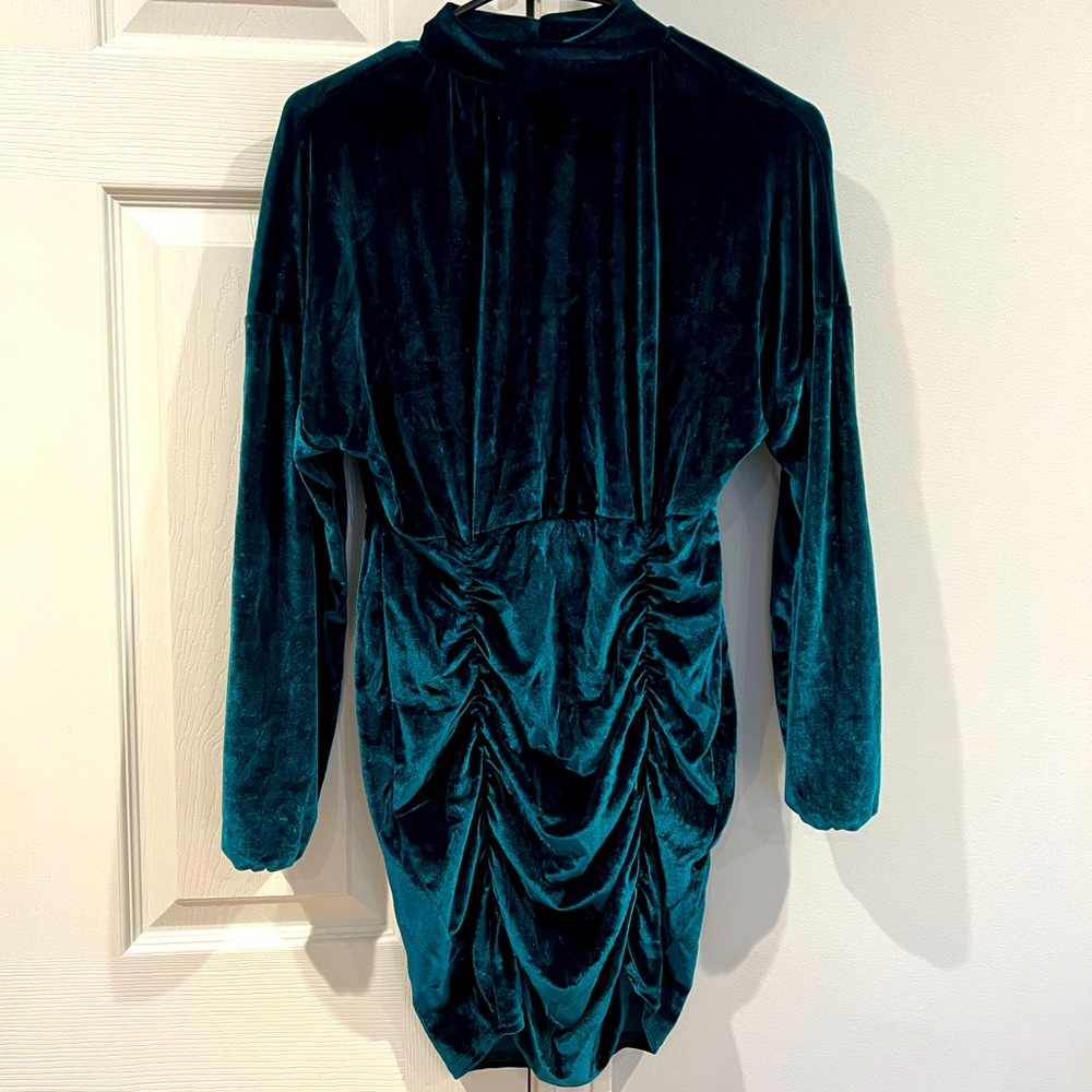 Velvet emerald dress